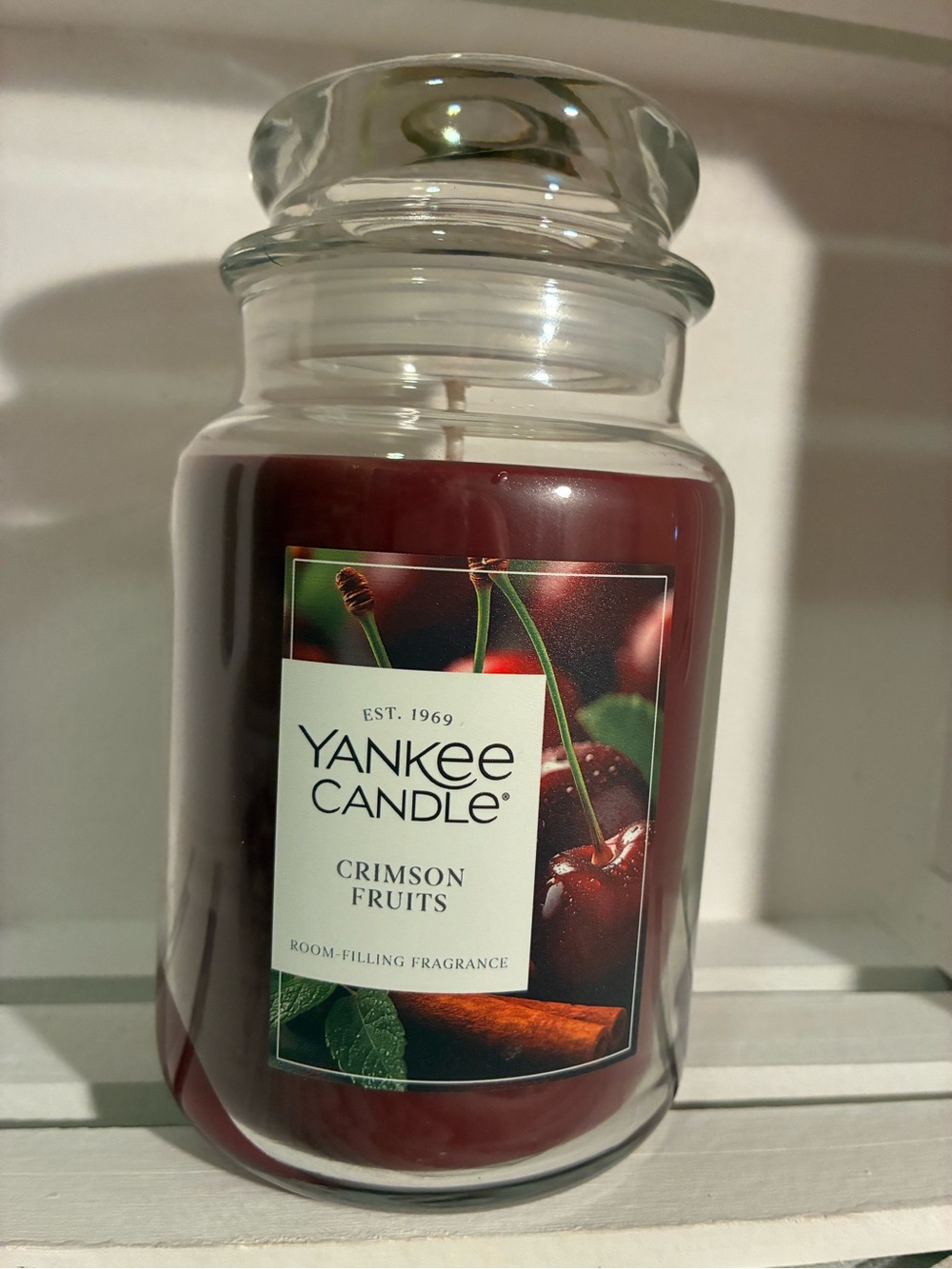 Yankee Candle Crimson Fruits original jar new fall 2026